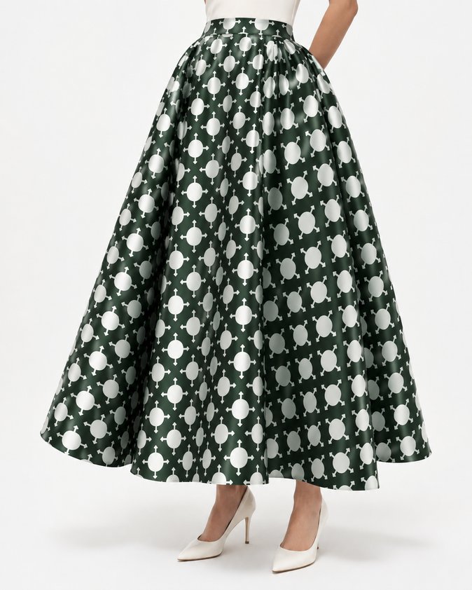 Eternal Bloom pattern skirt