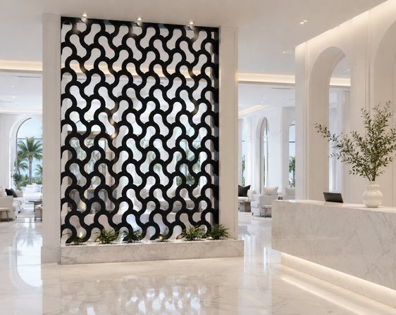 Spring Faces interior screen